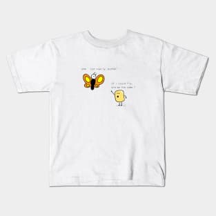 butter and butterfly Kids T-Shirt